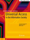 Universal Access in the Information Society杂志封面